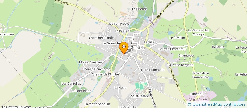 localisation de l'entreprise SCI J.M.S CENTRE à MONTEREAU