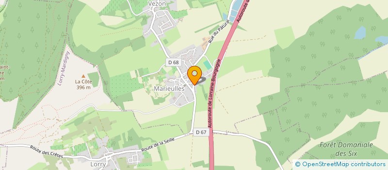 localisation de l'entreprise SCI J M S K S  MARIEULLES