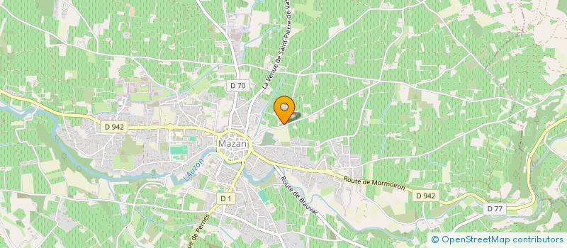 localisation de l'entreprise SCI J.M.T.  MAZAN