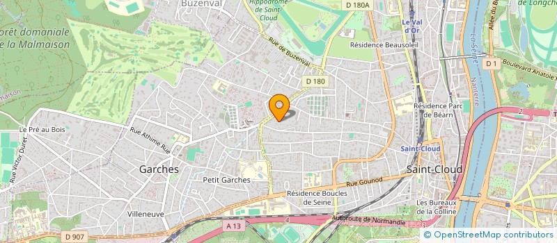 localisation de l'entreprise SCI J.M.T.D. à SAINT-CLOUD