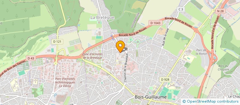 localisation de l'entreprise SCI  J M T M à BOIS-GUILLAUME