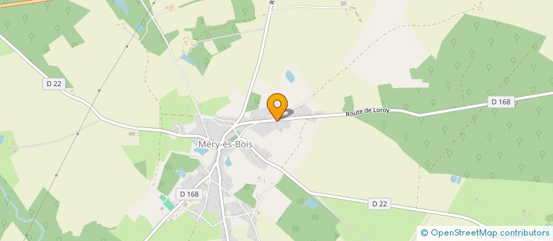 localisation de l'entreprise SCI J.M.T.P.  MERY-ES-BOIS