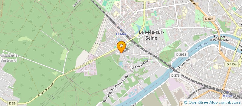 localisation de l'entreprise SCI J.M.V AZUR  LE MEE-SUR-SEINE