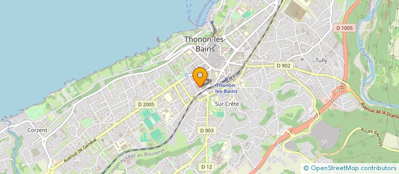 localisation de l'entreprise SCI J'MY à THONON-LES-BAINS