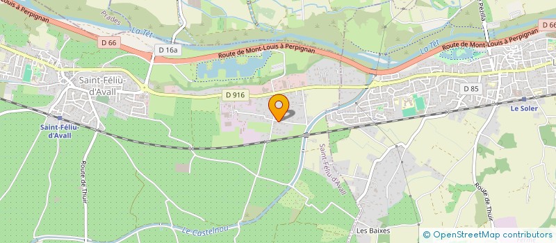 localisation de l'entreprise SCI J. N.  SAINT-FELIU-D'AVALL