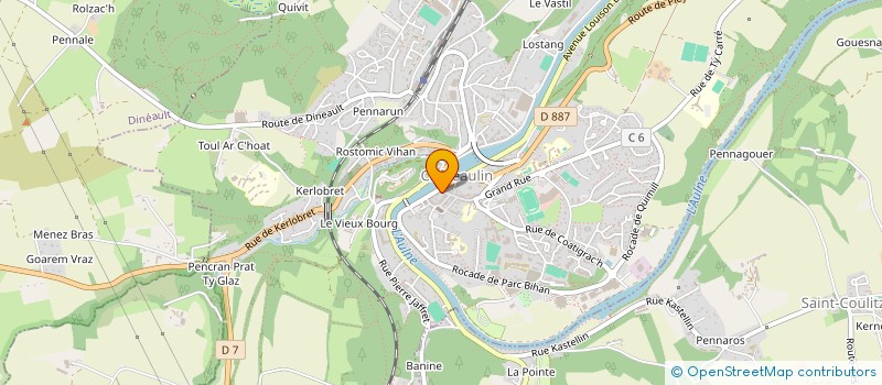 localisation de l'entreprise SCI J.N.C  CHATEAULIN