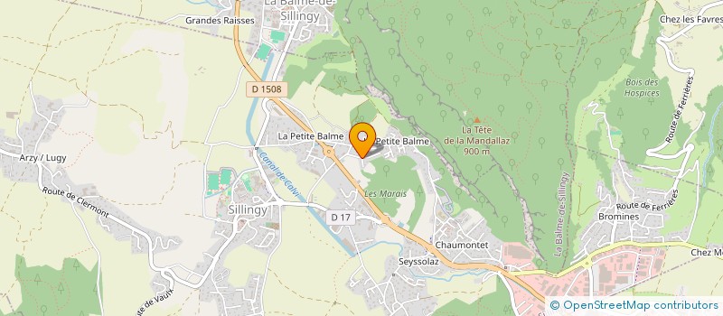 localisation de l'entreprise SCI J&N INVEST  SILLINGY