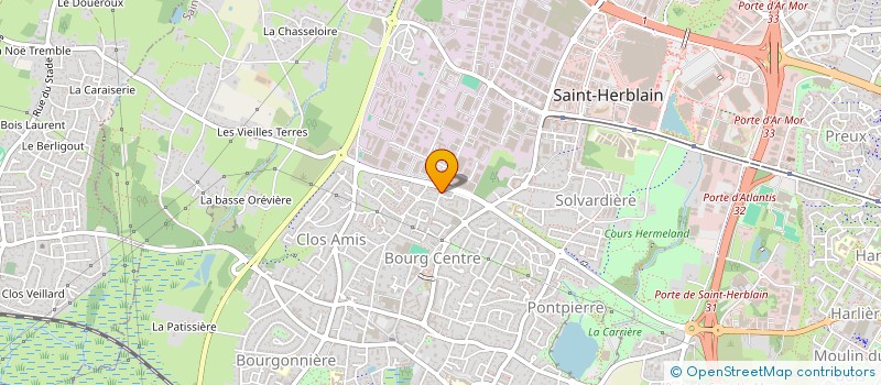 localisation de l'entreprise SCI J.N.P.  SAINT-HERBLAIN