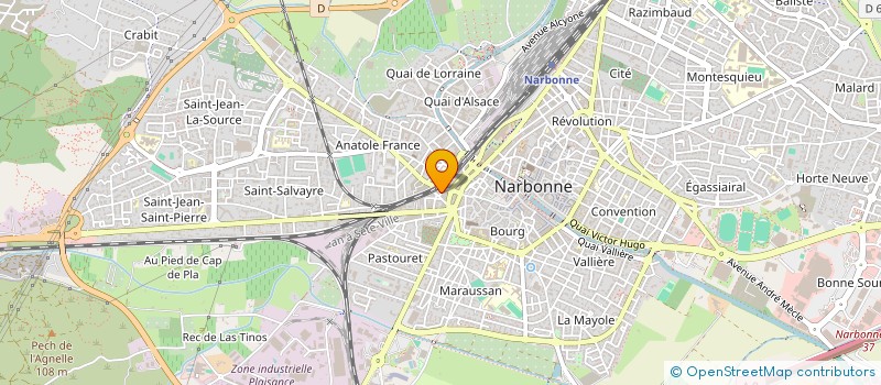 localisation de l'entreprise SCI J.O. à NARBONNE