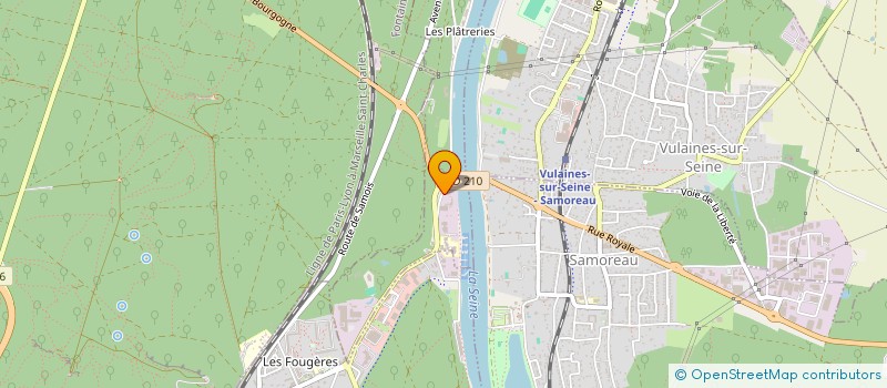 localisation de l'entreprise SCI J.O.B  SAMOIS-SUR-SEINE