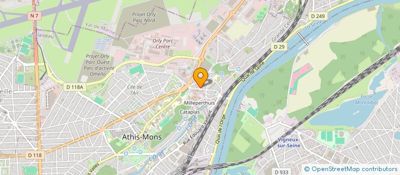 localisation de l'entreprise SCI J.O.C à ATHIS MONS
