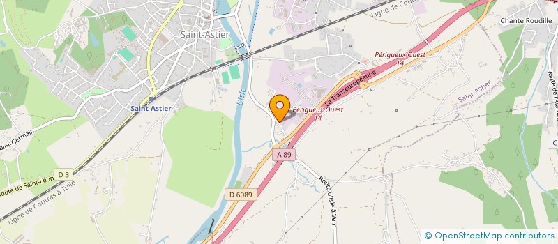 localisation de l'entreprise SCI J.O.N.  SAINT-ASTIER