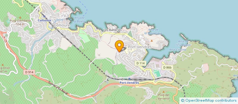 localisation de l'entreprise SCI J.O.T.I.  PORT-VENDRES