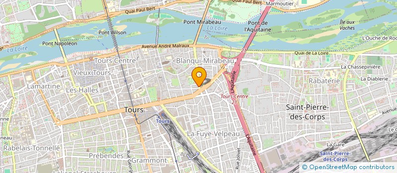 localisation de l'entreprise SCI J.P  TOURS