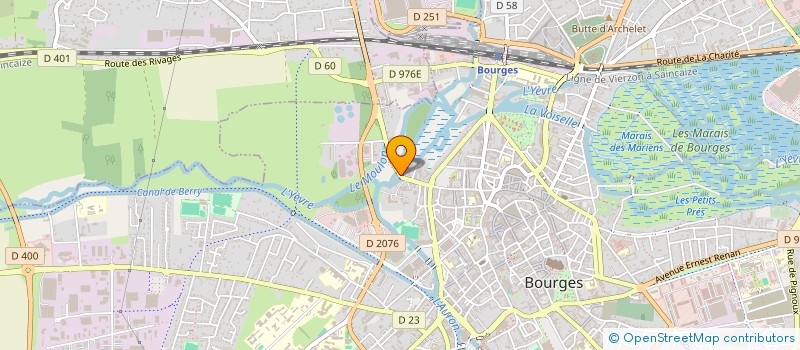 localisation de l'entreprise SCI J P  BOURGES