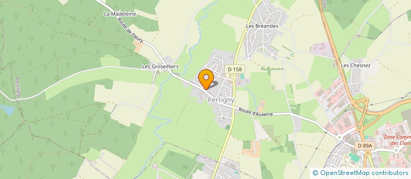 localisation de l'entreprise SCI J.P.  SAINT-GEORGES-SUR-BAULCHE