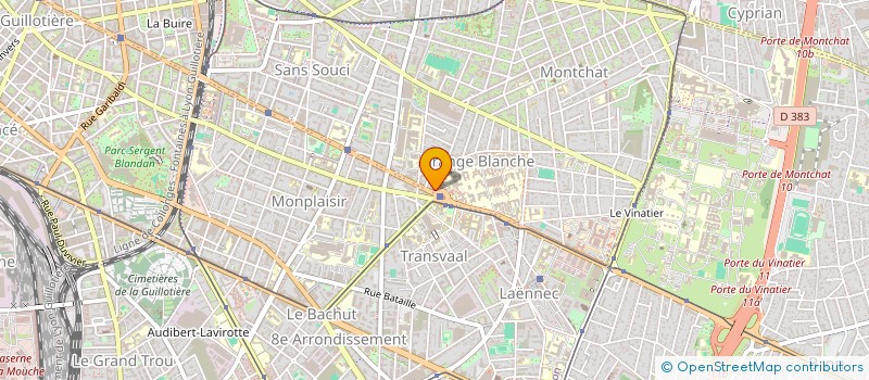 localisation de l'entreprise SCI J.P.A.  LYON