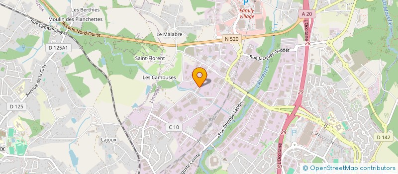 localisation de l'entreprise SCI J.P.C. à LIMOGES