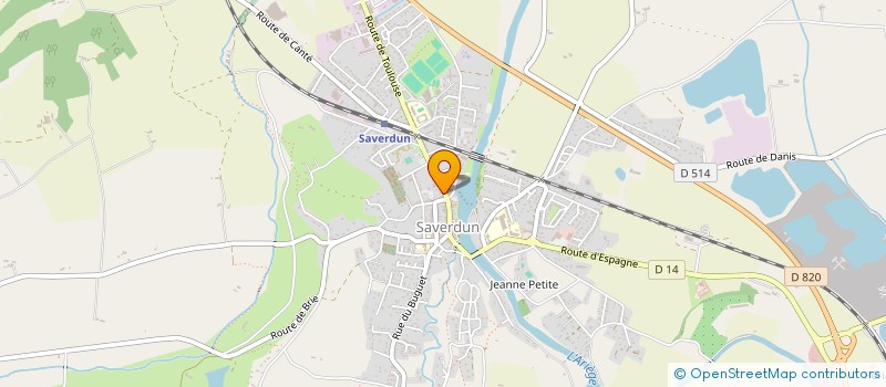 localisation de l'entreprise SCI J.P.C. à SAVERDUN