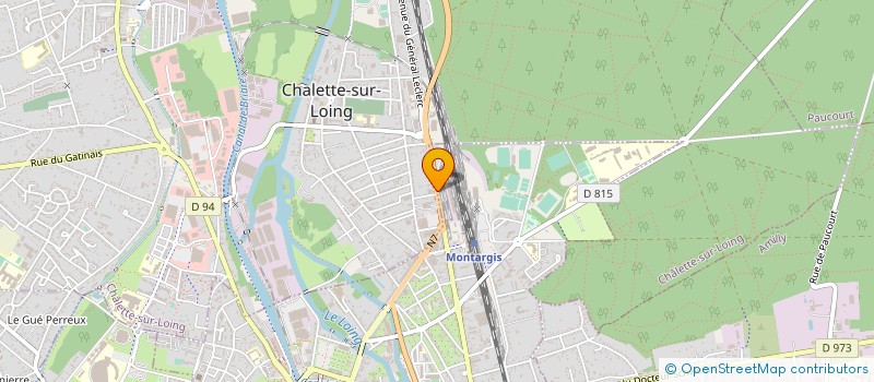 localisation de l'entreprise SCI J.P.CORNILLON  CHALETTE-SUR-LOING
