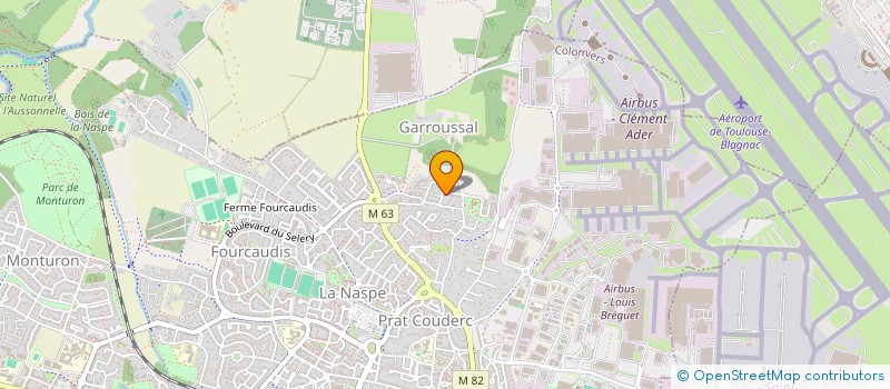 localisation de l'entreprise SCI J-P DELMAS à COLOMIERS