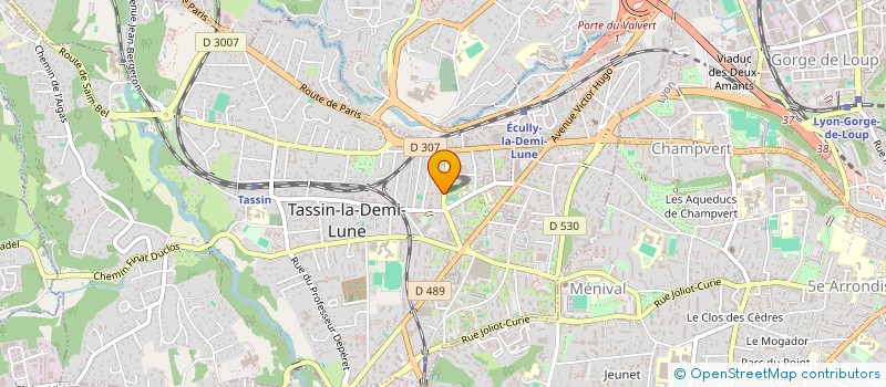 localisation de l'entreprise SCI J.P.F.  GENAS