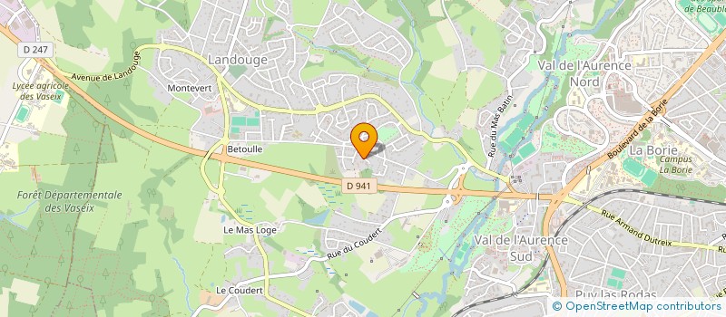 localisation de l'entreprise SCI J.P.F. à LIMOGES