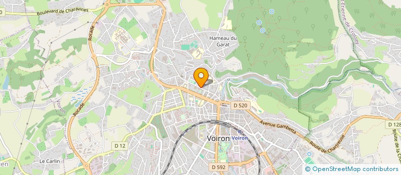 localisation de l'entreprise SCI J.P.F.G.  VOIRON