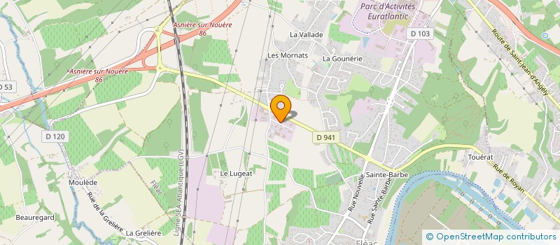 localisation de l'entreprise SCI J.P.G à FLEAC