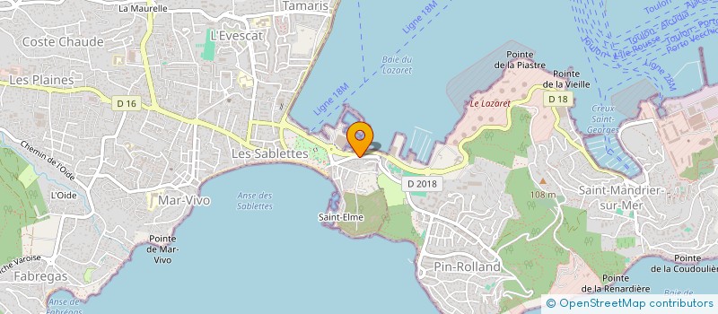 localisation de l'entreprise SCI J.P.H à LA SEYNE-SUR-MER