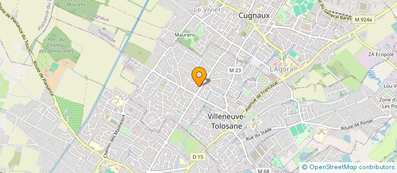 localisation de l'entreprise SCI J.P.K.M.P. à VILLENEUVE-TOLOSANE
