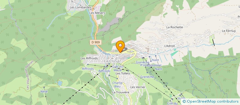 localisation de l'entreprise SCI J.P.L. à LA CLUSAZ