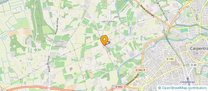 localisation de l'entreprise SCI J P L V  CARPENTRAS