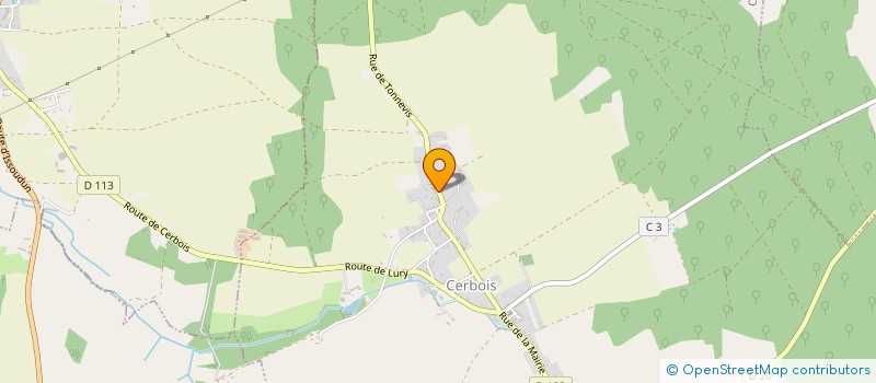 localisation de l'entreprise SCI J.P.M.  CERBOIS