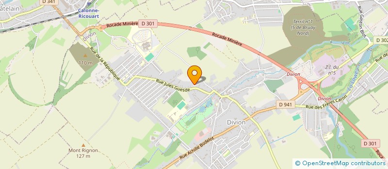 localisation de l'entreprise SCI J.P.M.  DIVION
