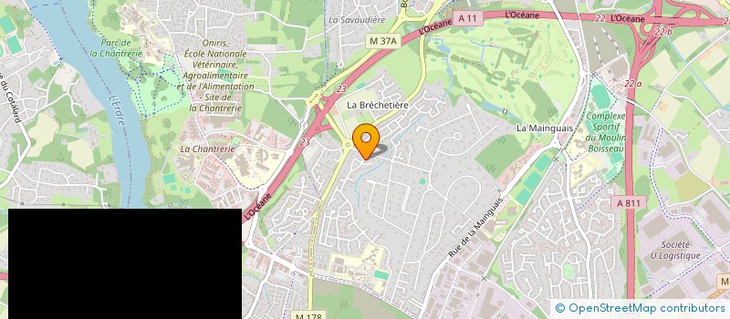 localisation de l'entreprise SCI J-P.M.C  CARQUEFOU