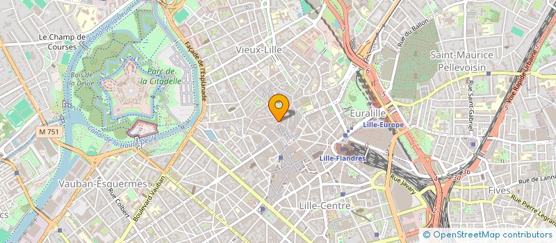 localisation de l'entreprise SCI J P M J à LILLE