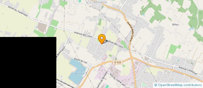 localisation de l'entreprise SCI J.P.M.M.S.  BEAUPUY