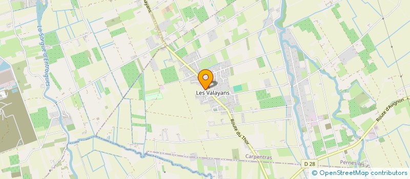 localisation de l'entreprise SCI J.P.N.  PERNES-LES-FONTAINES