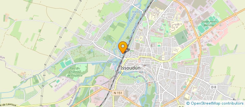 localisation de l'entreprise SCI J.P.N.B. à ISSOUDUN