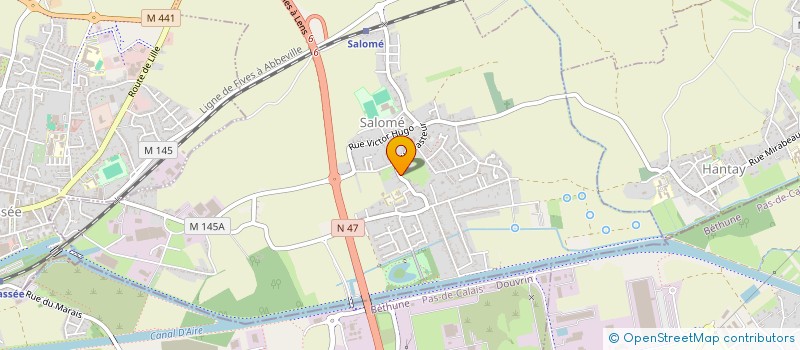 localisation de l'entreprise SCI J.P.O.A  SALOME