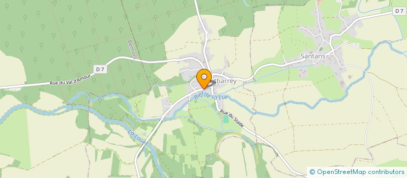 localisation de l'entreprise SCI J P P M  MONTBARREY