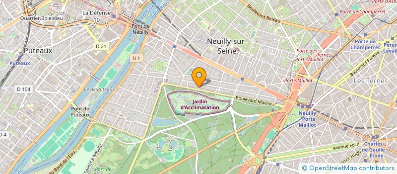 localisation de l'entreprise SCI J.P.R. DELEAU à NEUILLY-SUR-SEINE