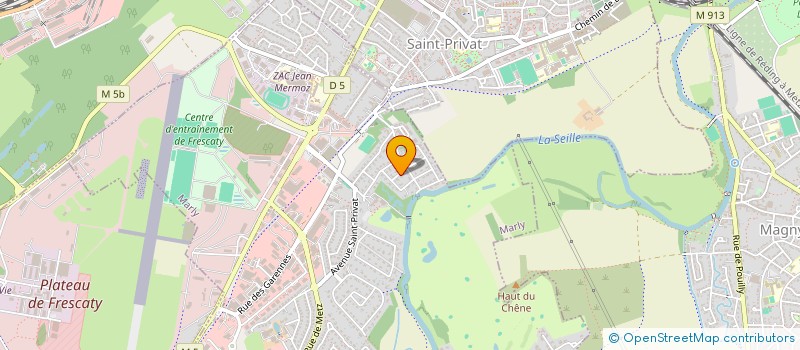 localisation de l'entreprise SCI J.P.R. NOMEXY  MARLY