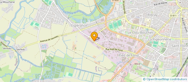 localisation de l'entreprise SCI J.P.S. à NIORT