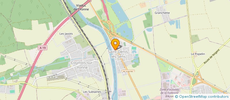 localisation de l'entreprise SCI J P S  SAINT-DENIS-LES-SENS