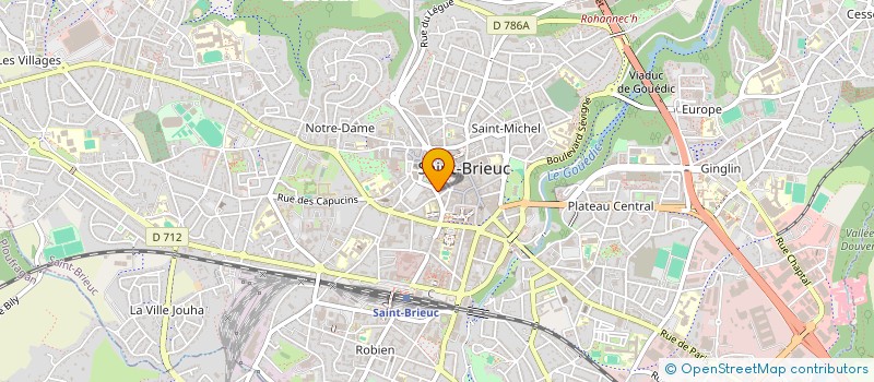 localisation de l'entreprise SCI J.P.S à SAINT-BRIEUC