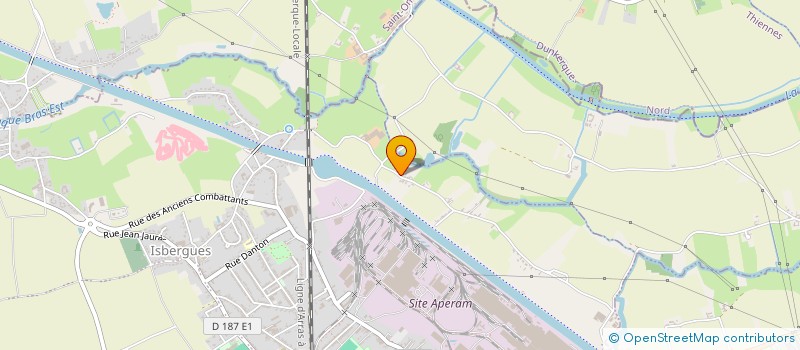 localisation de l'entreprise SCI J.P.S  ISBERGUES