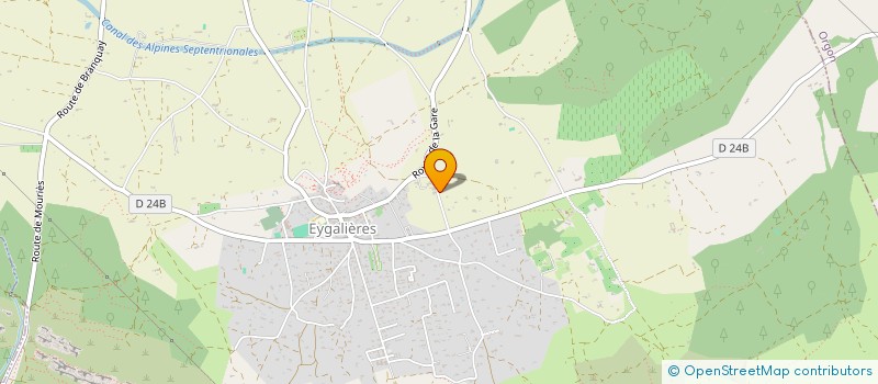 localisation de l'entreprise SCI J.P.S  EYGALIERES