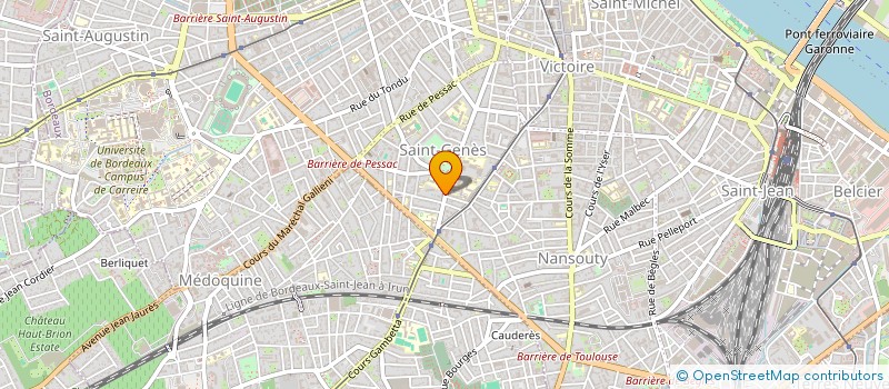 localisation de l'entreprise SCI J.P.S  BORDEAUX